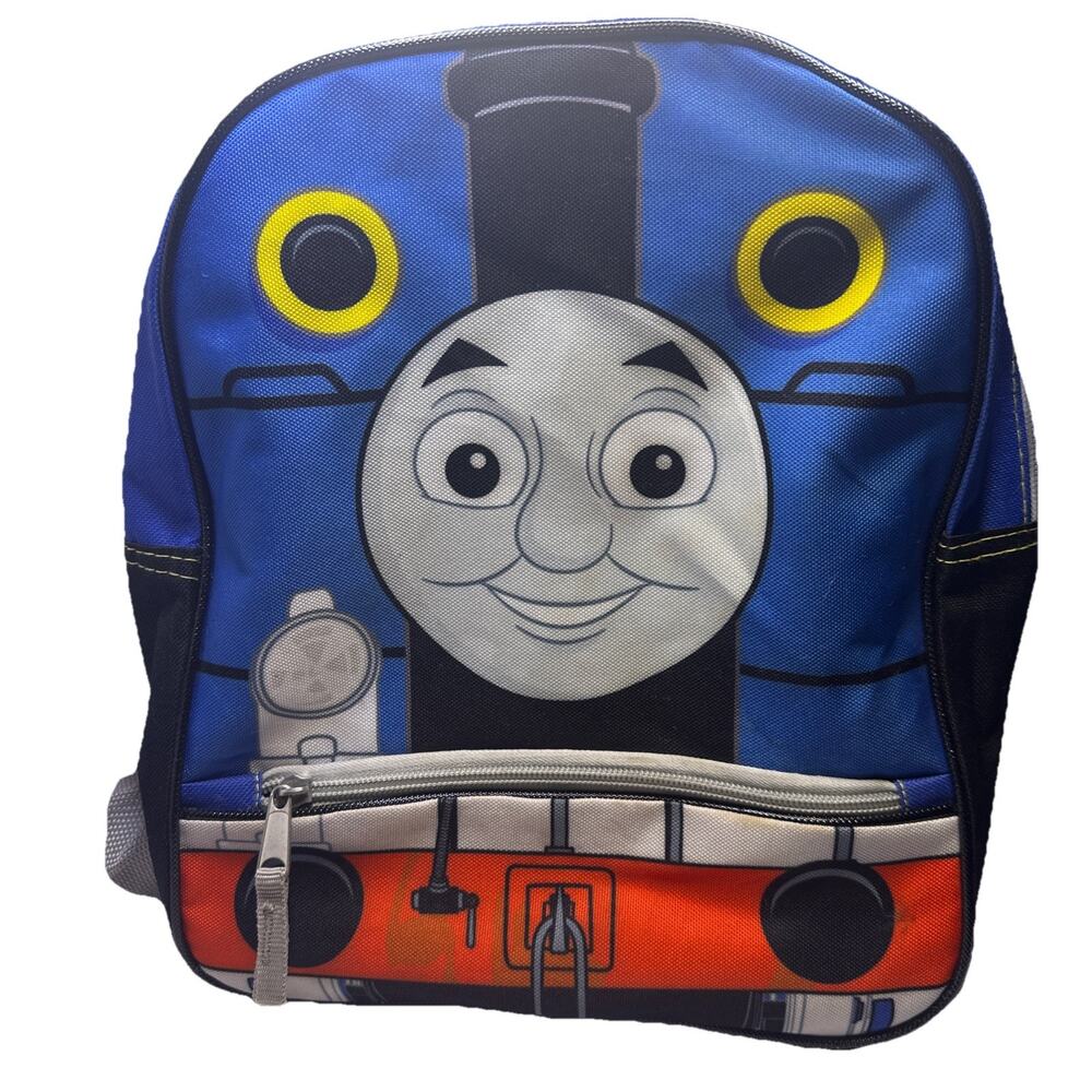 Thomas & Friends Kids Backpack Blue Thomas the Tank Engine Adj Straps 12 In